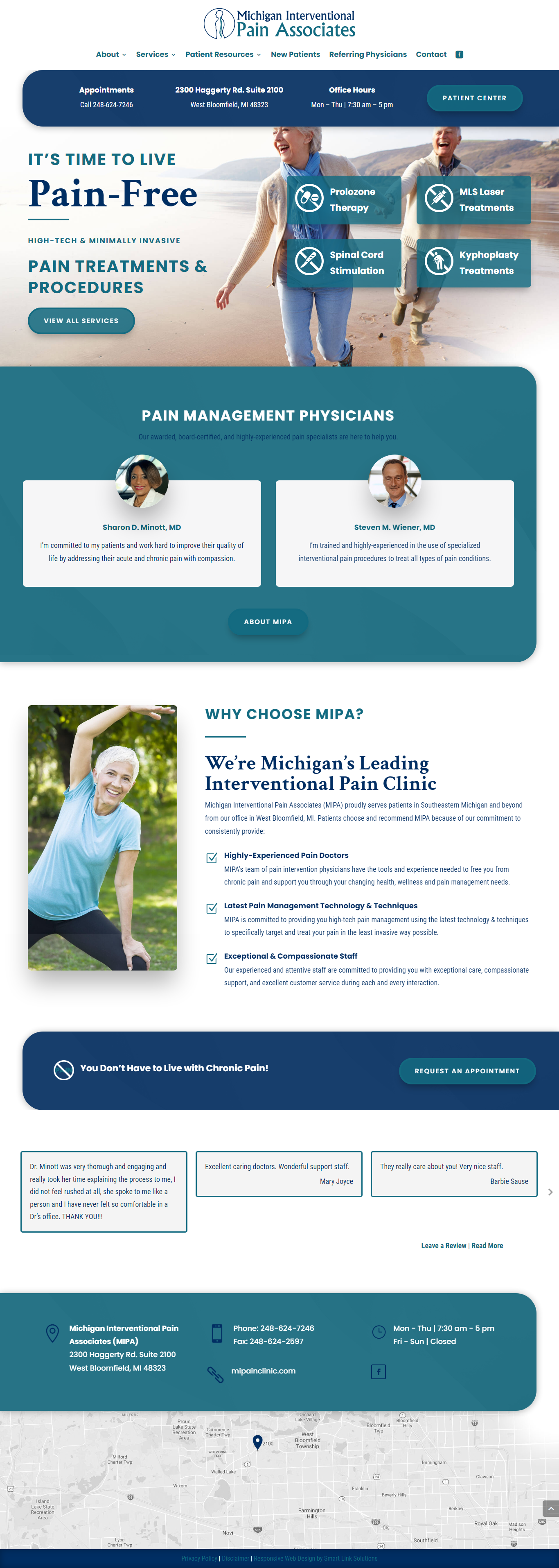 MIPA Homepage Screenshot