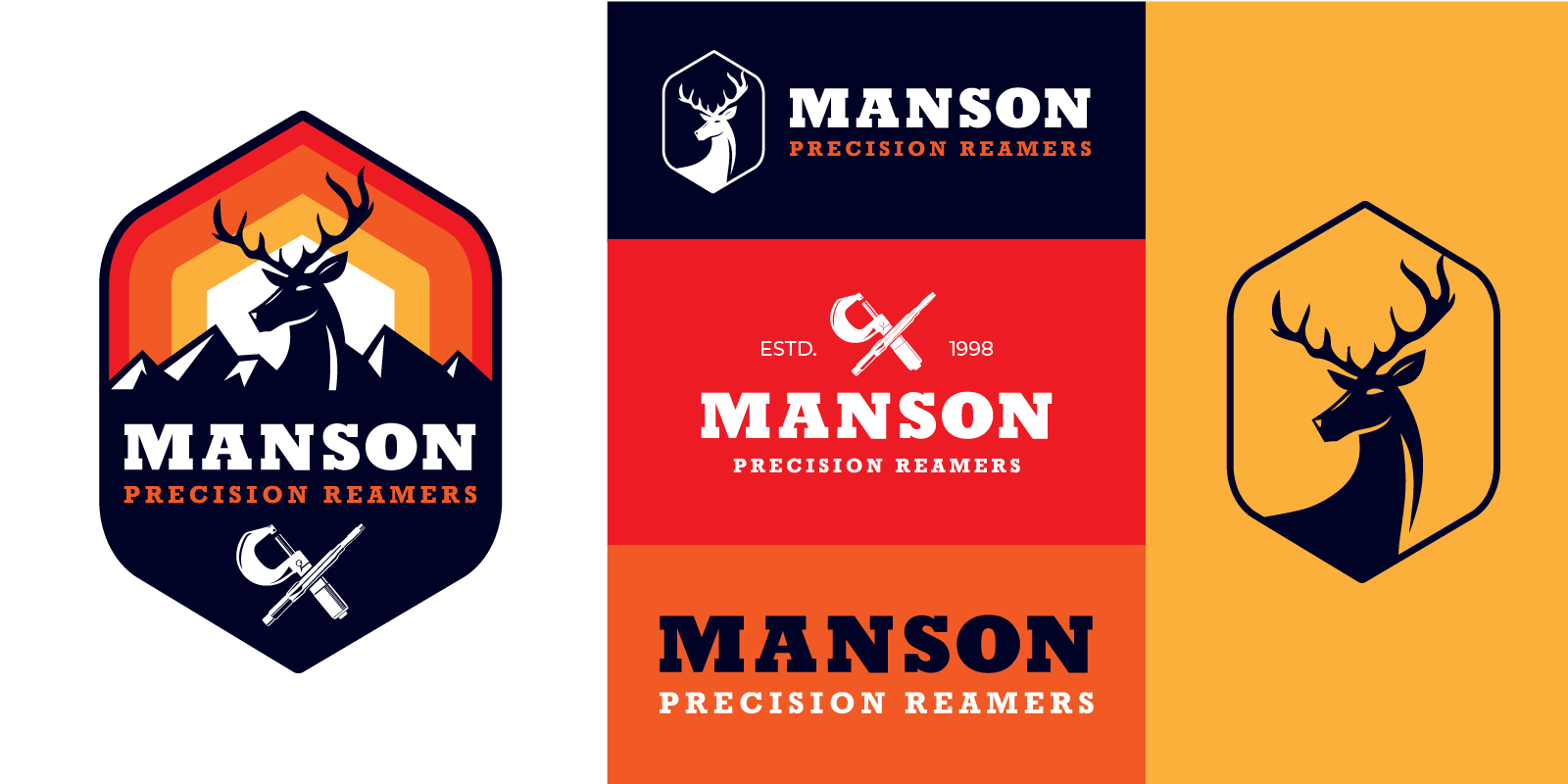 Manson Precision Reamers Logo Variations