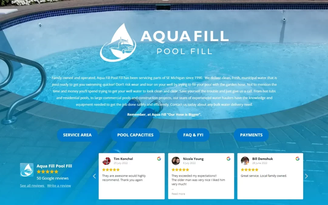 Aqua Fill Pool Fill