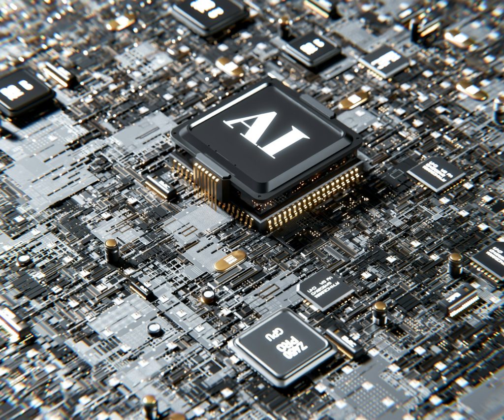 an AI computer chip